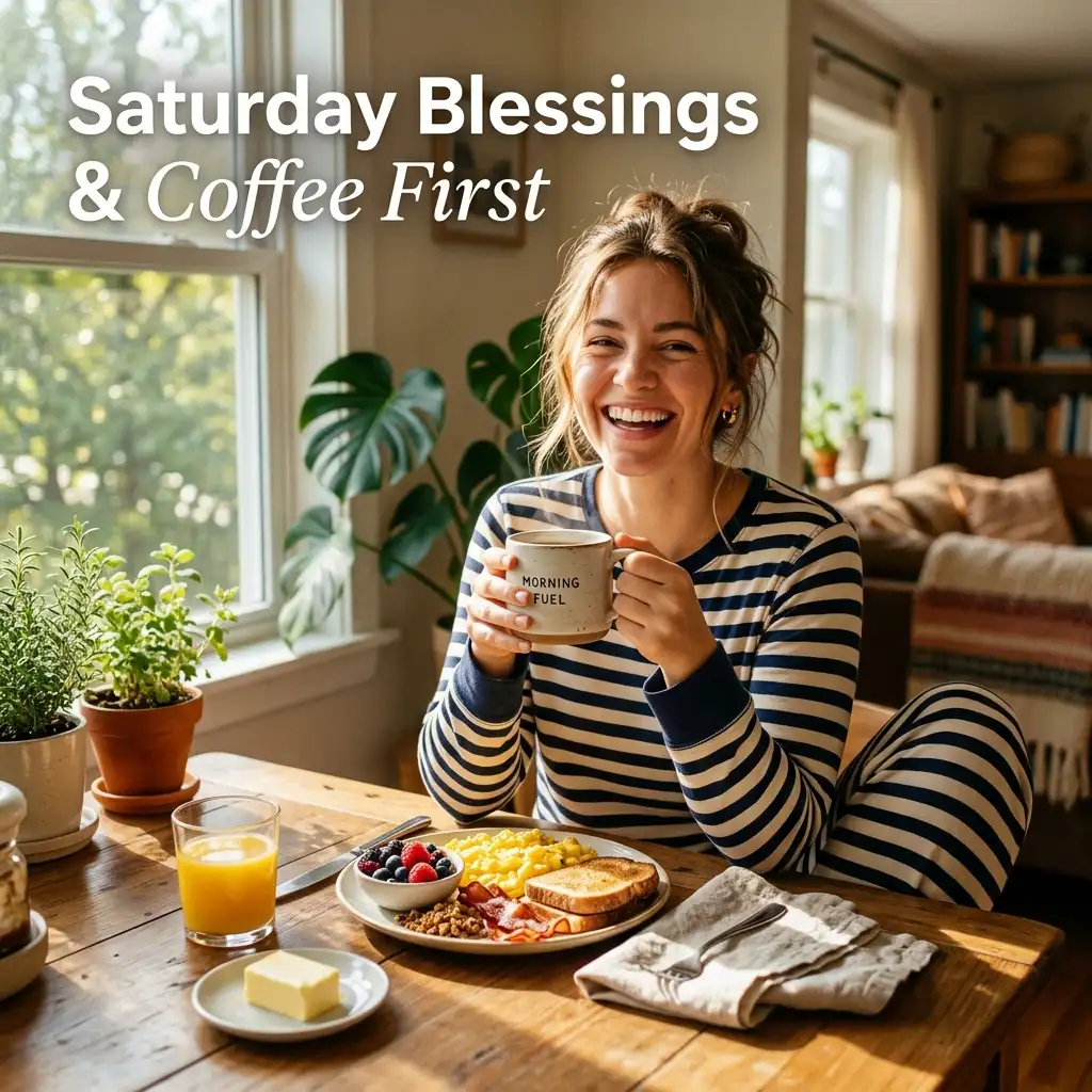 Cute and Funny Saturday Blessings Morning Greetings