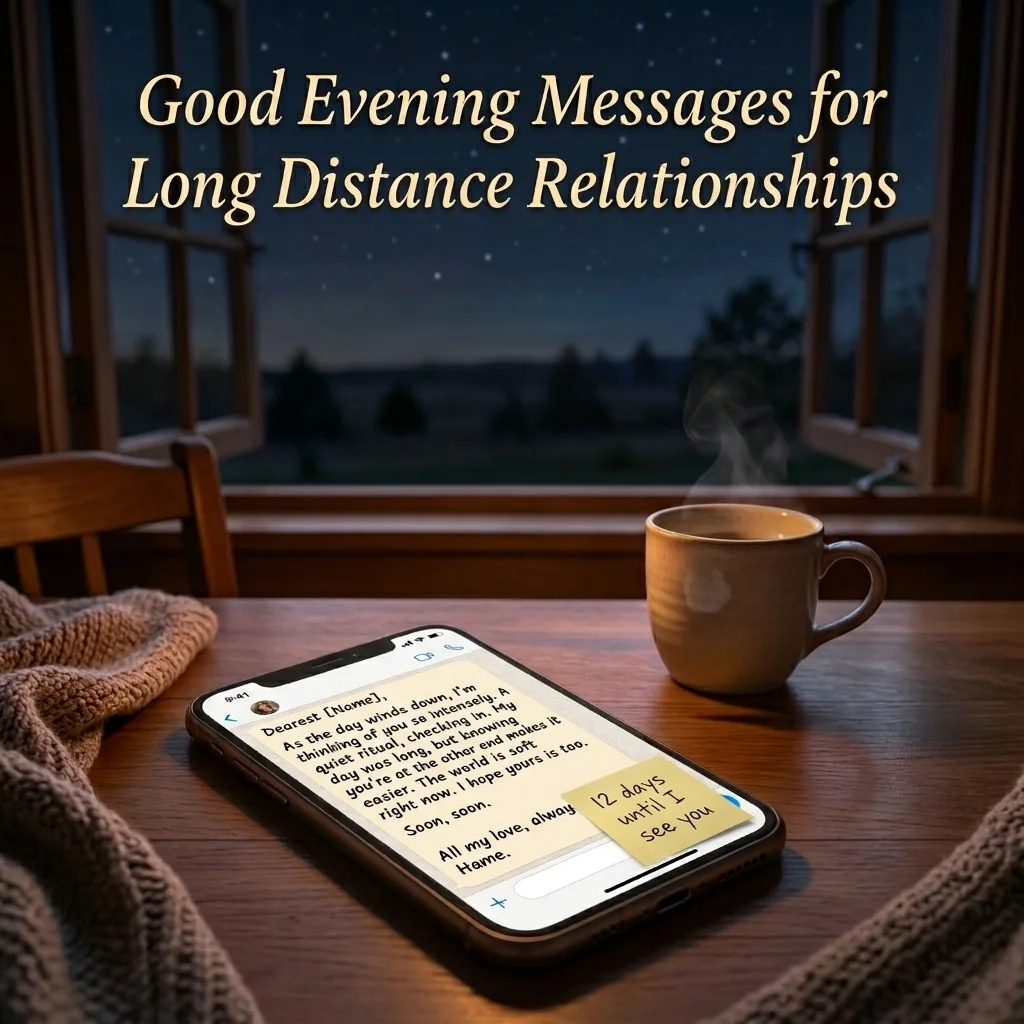 Good Evening Messages for Long Distance Relationships