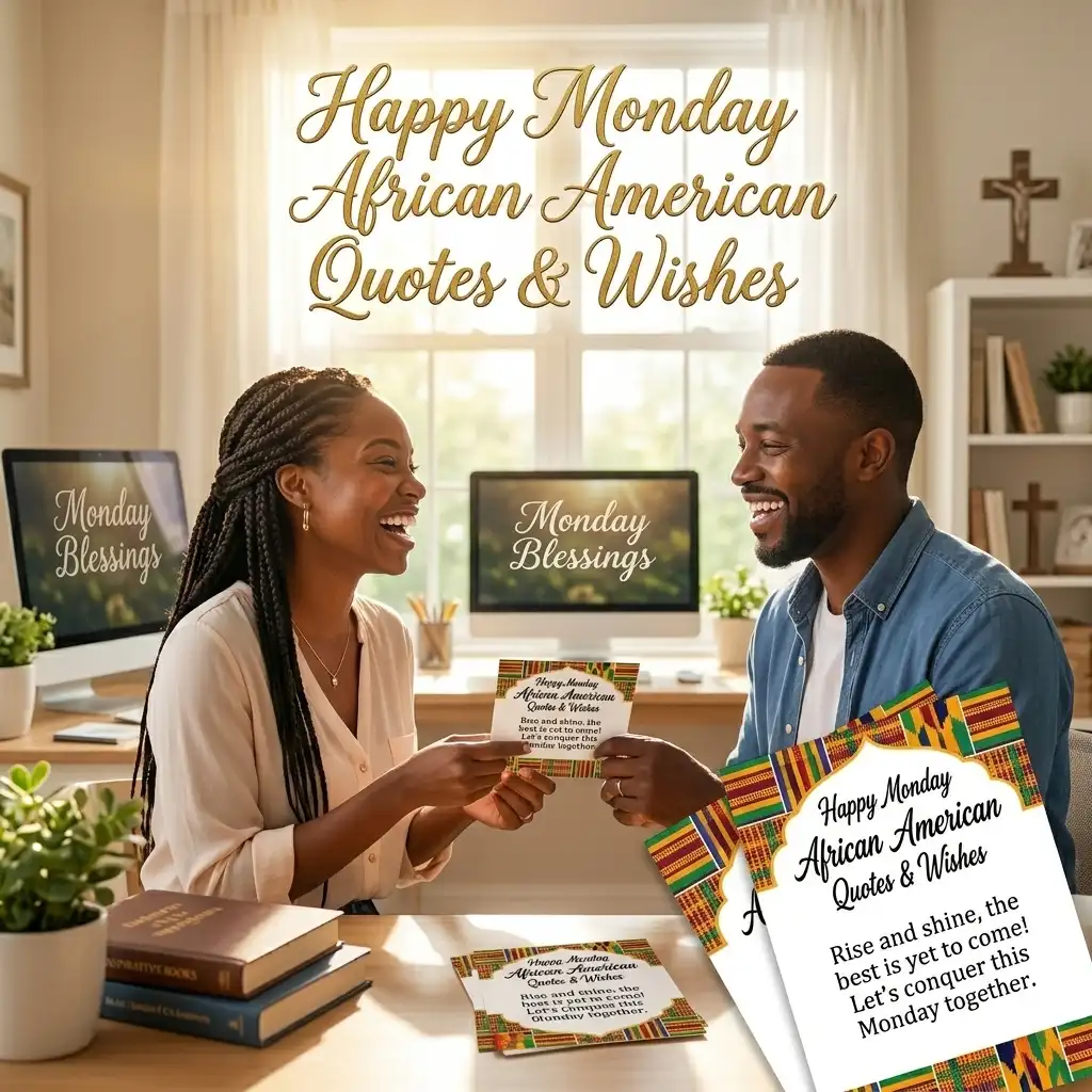 Happy Monday African American Quotes & Wishes