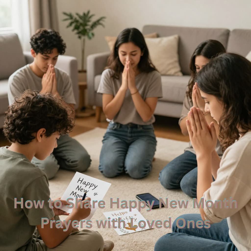 How to Share Happy New Month Prayers with Loved Ones