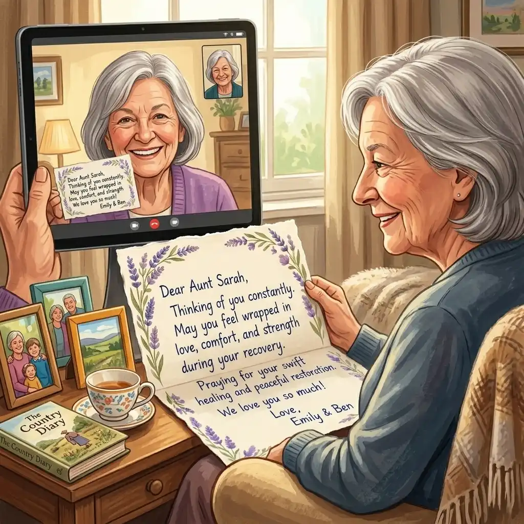 Personalize a Speedy Recovery Prayer Message