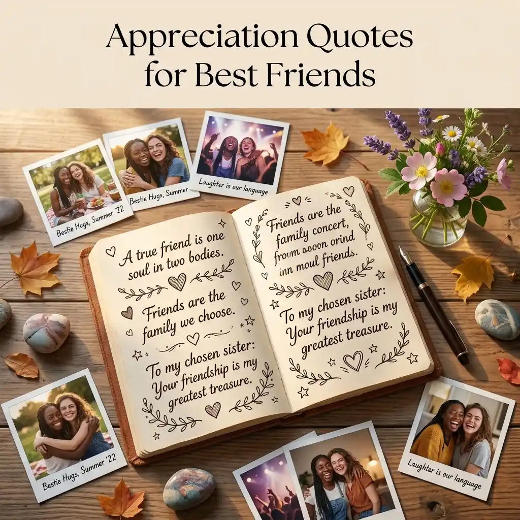 Appreciation Quotes for Best Friends