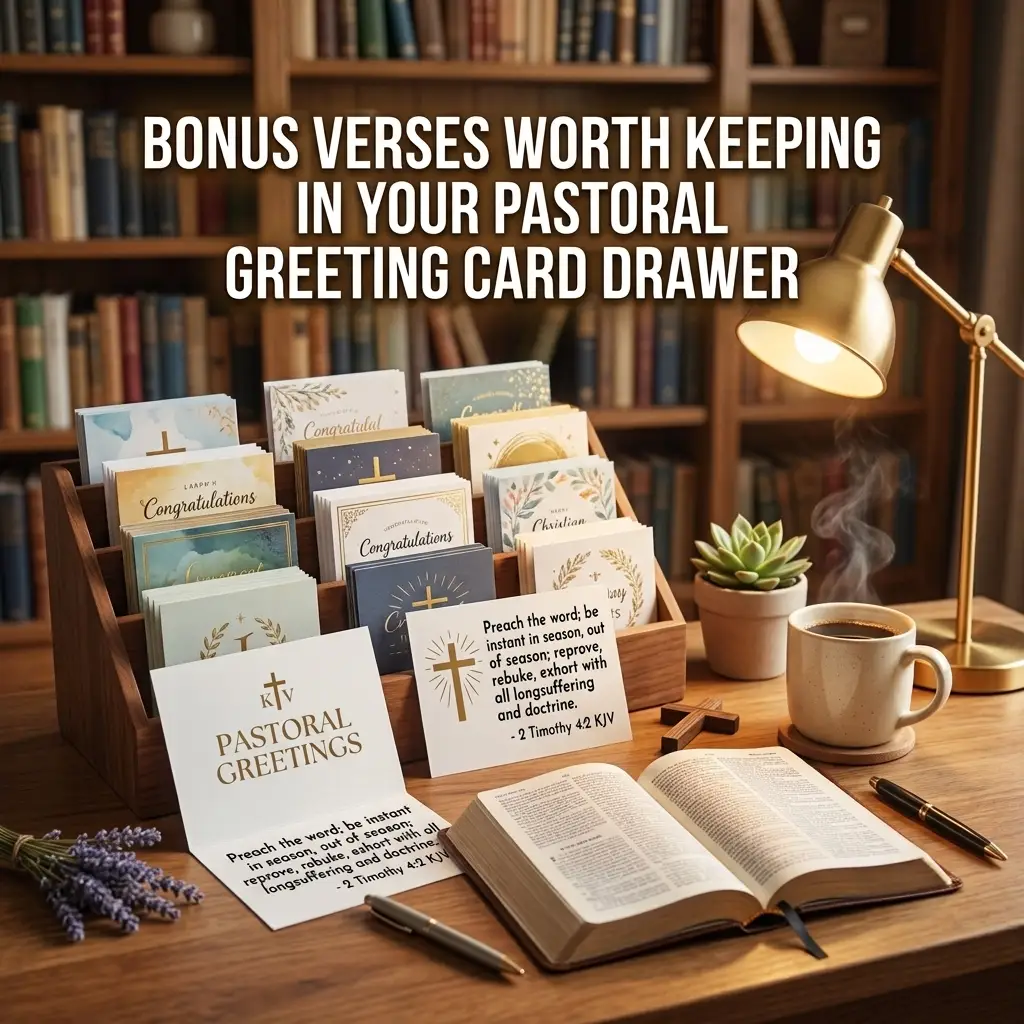 BONUS VERSES WORTH KEEPING IN YOUR PASTORAL GREETING CARD DRAWER