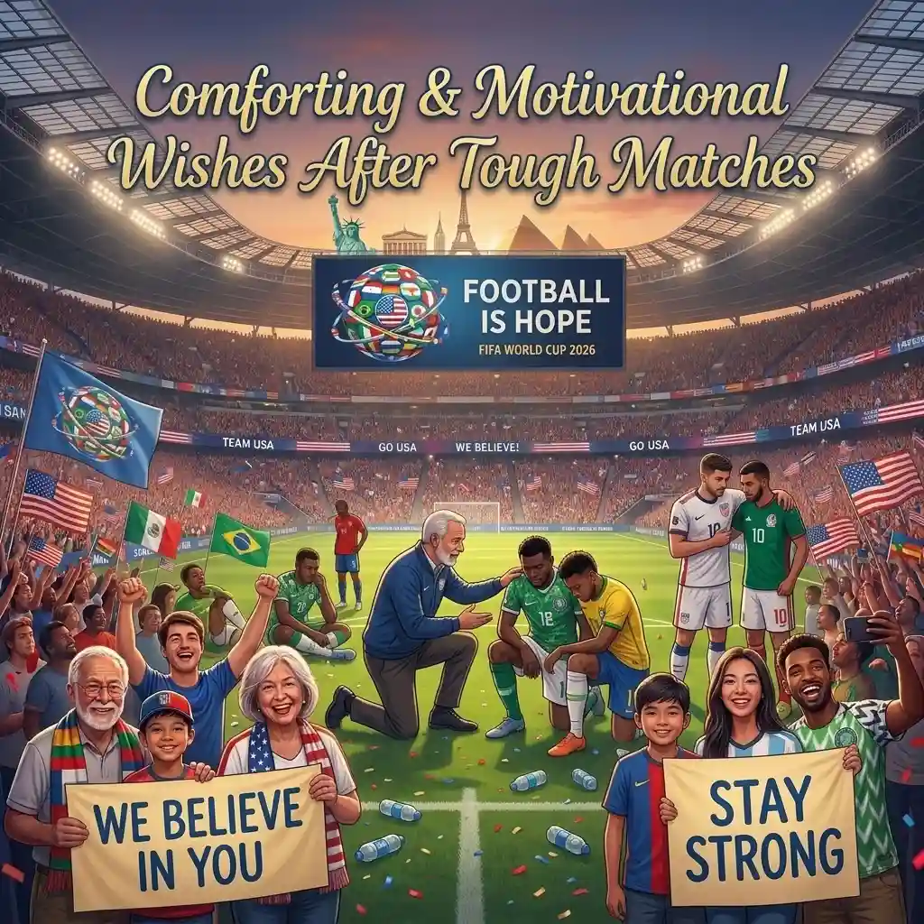 Comforting & Motivational Wishes After Tough Matches
