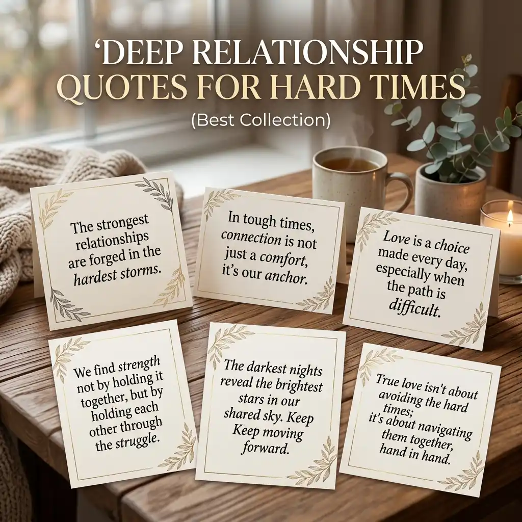 Deep Relationship Quotes for Hard Times (Best Collection)