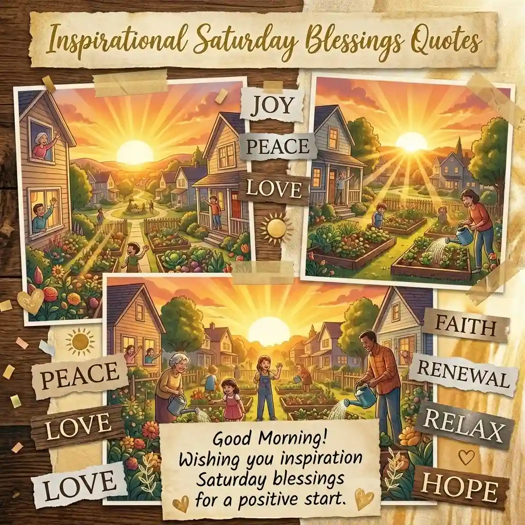 Good Morning Saturday Blessings for a Positive Start