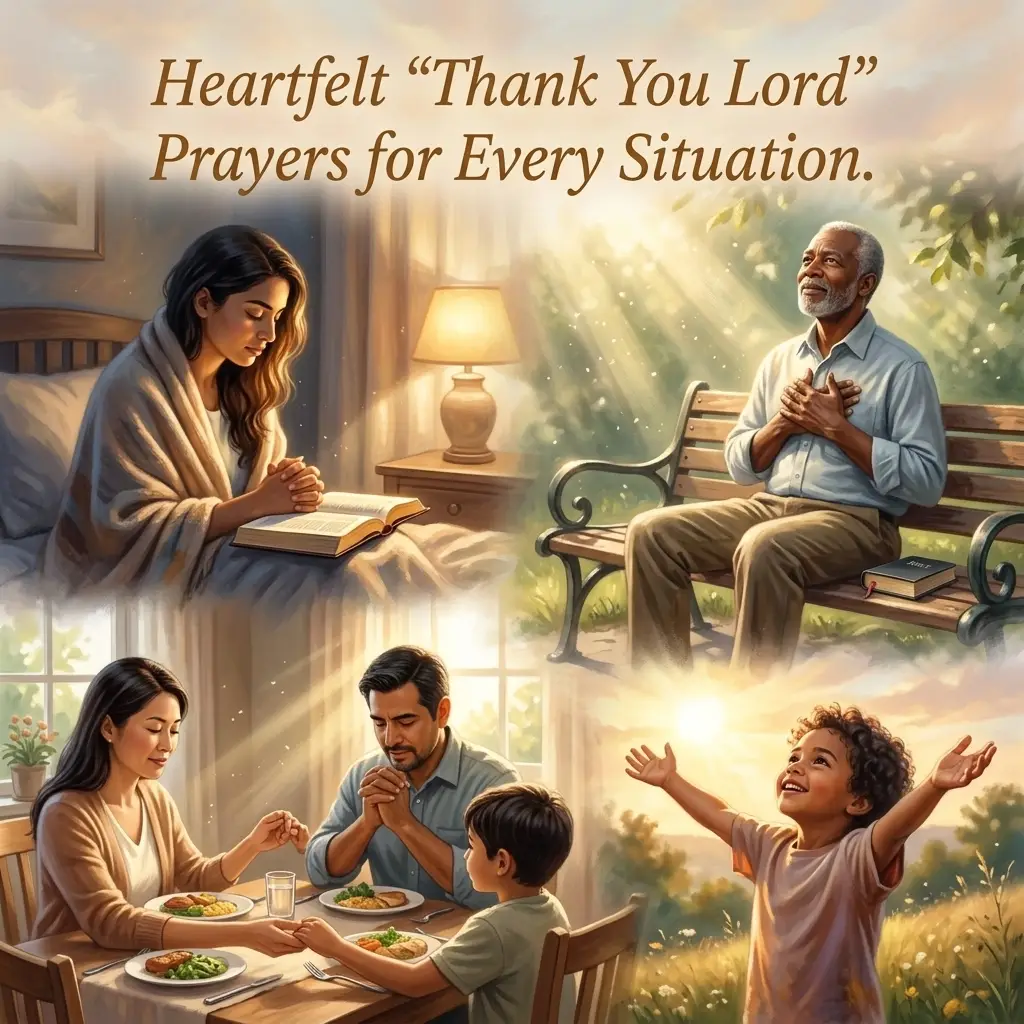 Heartfelt Thank You Lord Prayers for Every Situation