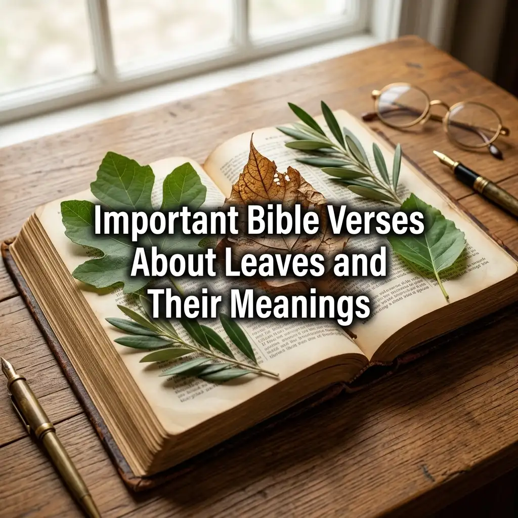 Important Bible Verses About Leaves and Their Meanings