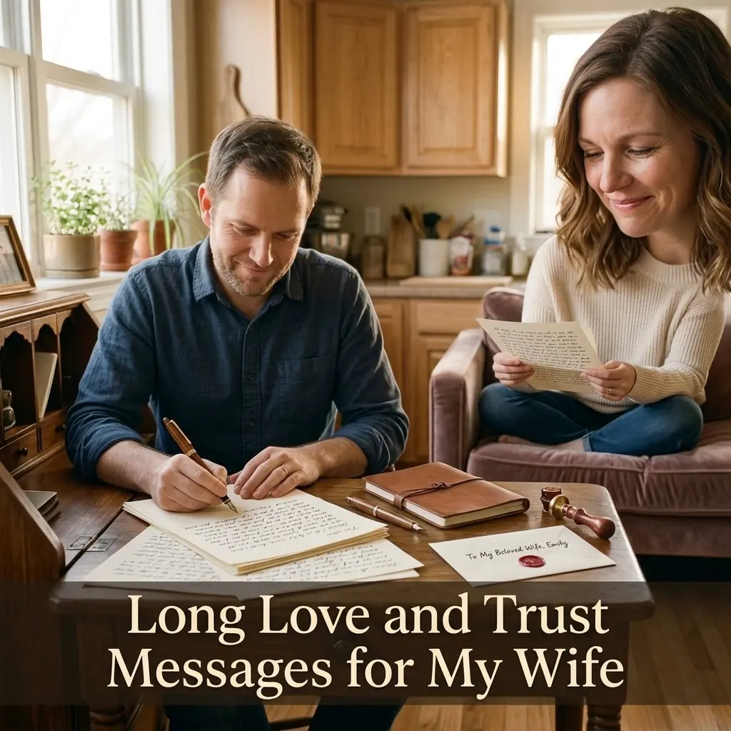 Long Love and Trust Messages for My Wife