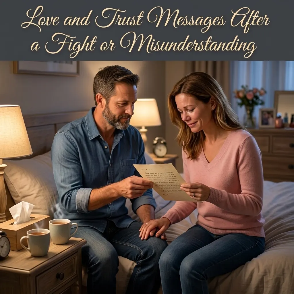 Love and Trust Messages After a Fight or Misunderstanding