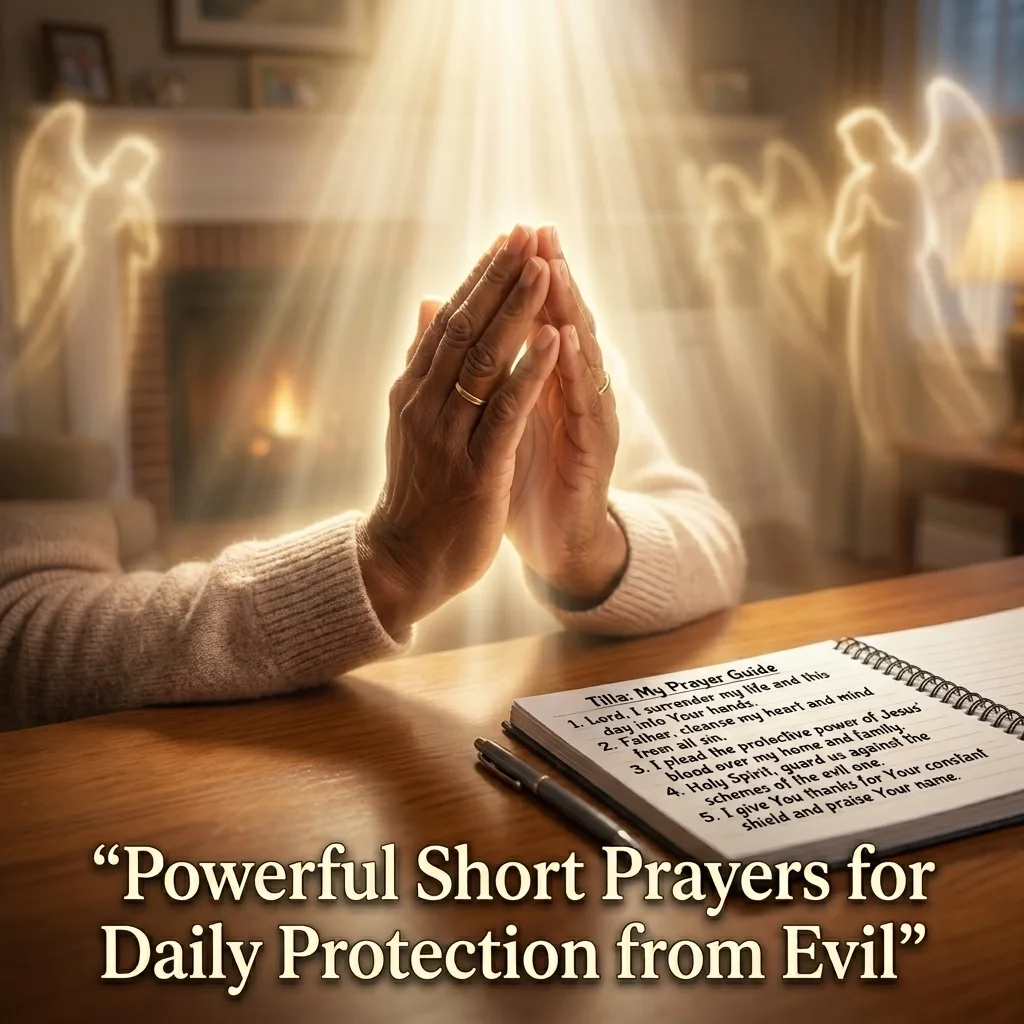 Powerful Short Prayers for Daily Protection from Evil