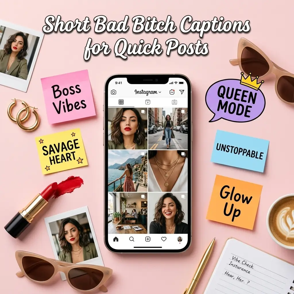 Short Bad Bitch Captions for Quick Posts